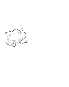 Blue and Cream Bold Modern Marketing Agency Logo